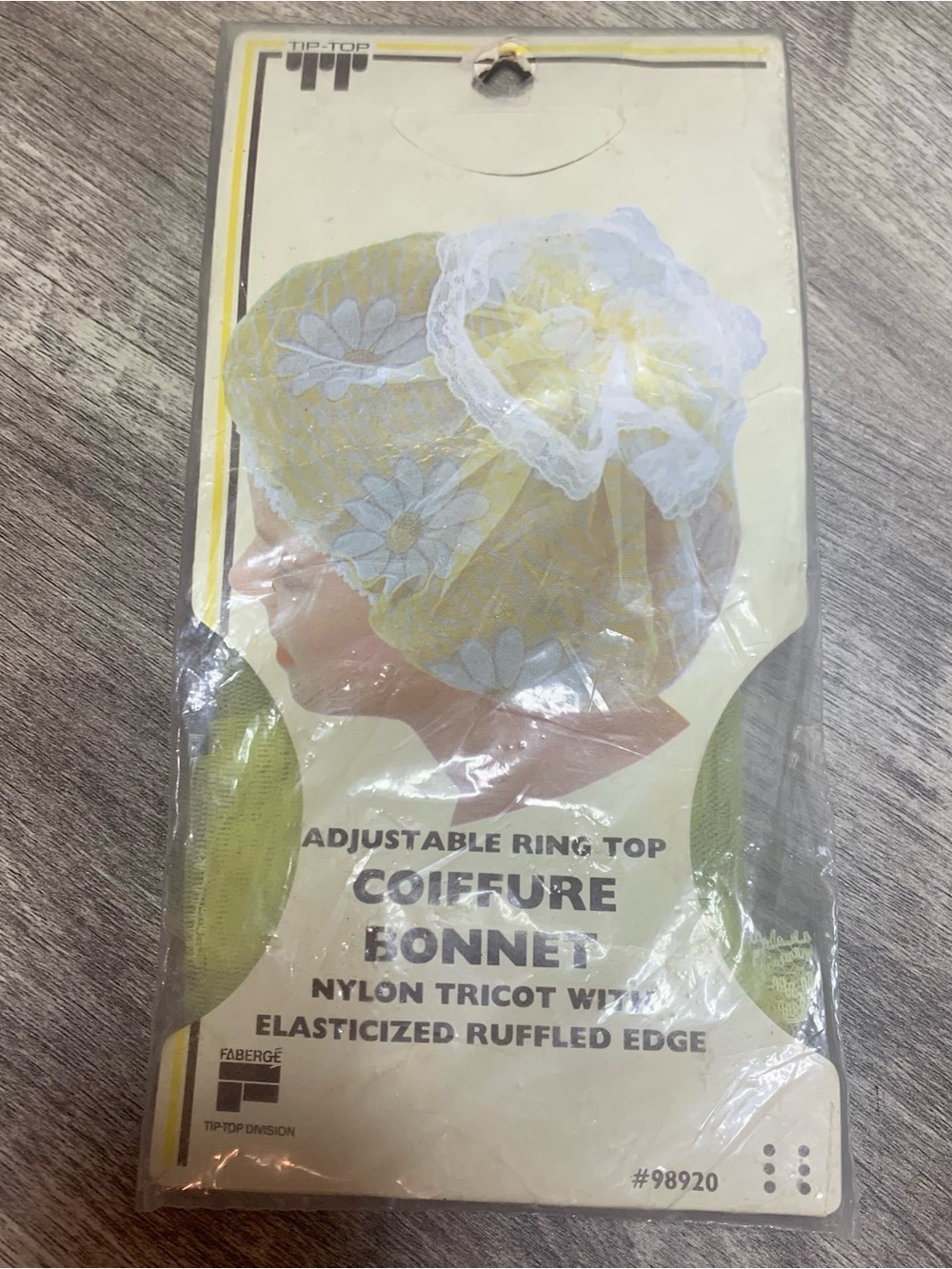 Yellow Tip Top Vintage Slumber Cap Large New in package 1960’s